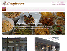 Tablet Screenshot of catering.sempoerna.nl